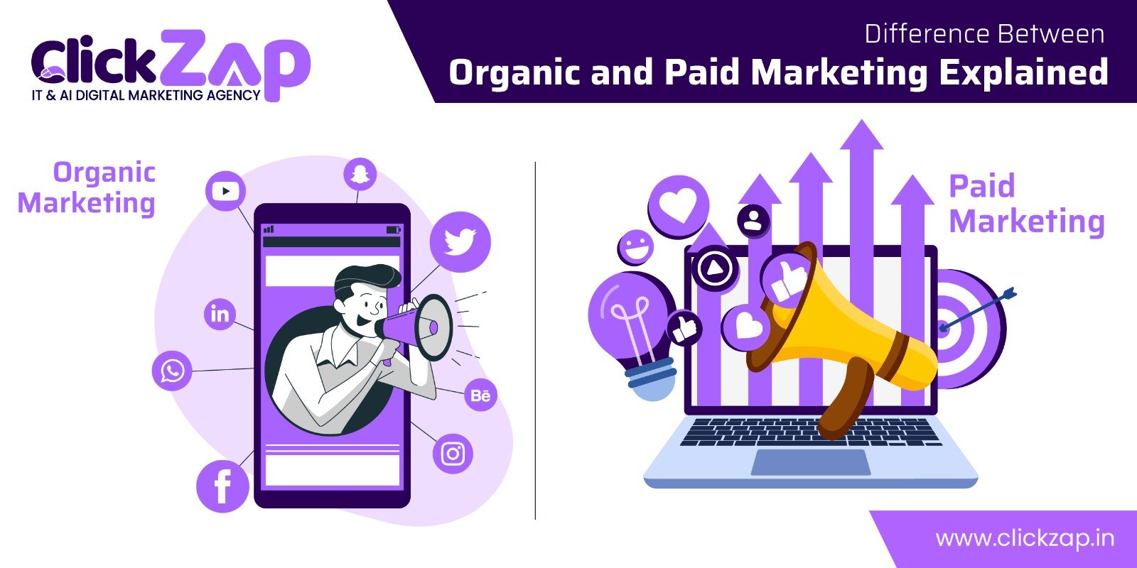 Difference Between Organic and Paid Marketing Explained