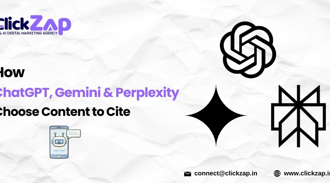 How ChatGPT, Gemini & Perplexity Choose Content to Cite