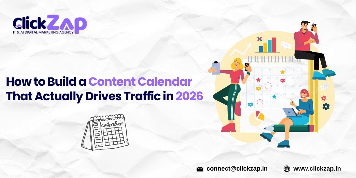 How to Build a Content Calendar That Actually Drives Traffic in 2026 - ClickZap IT