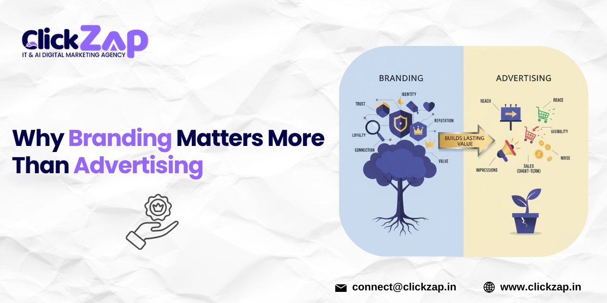 Why Branding Matters More Than Advertising - ClickZap IT