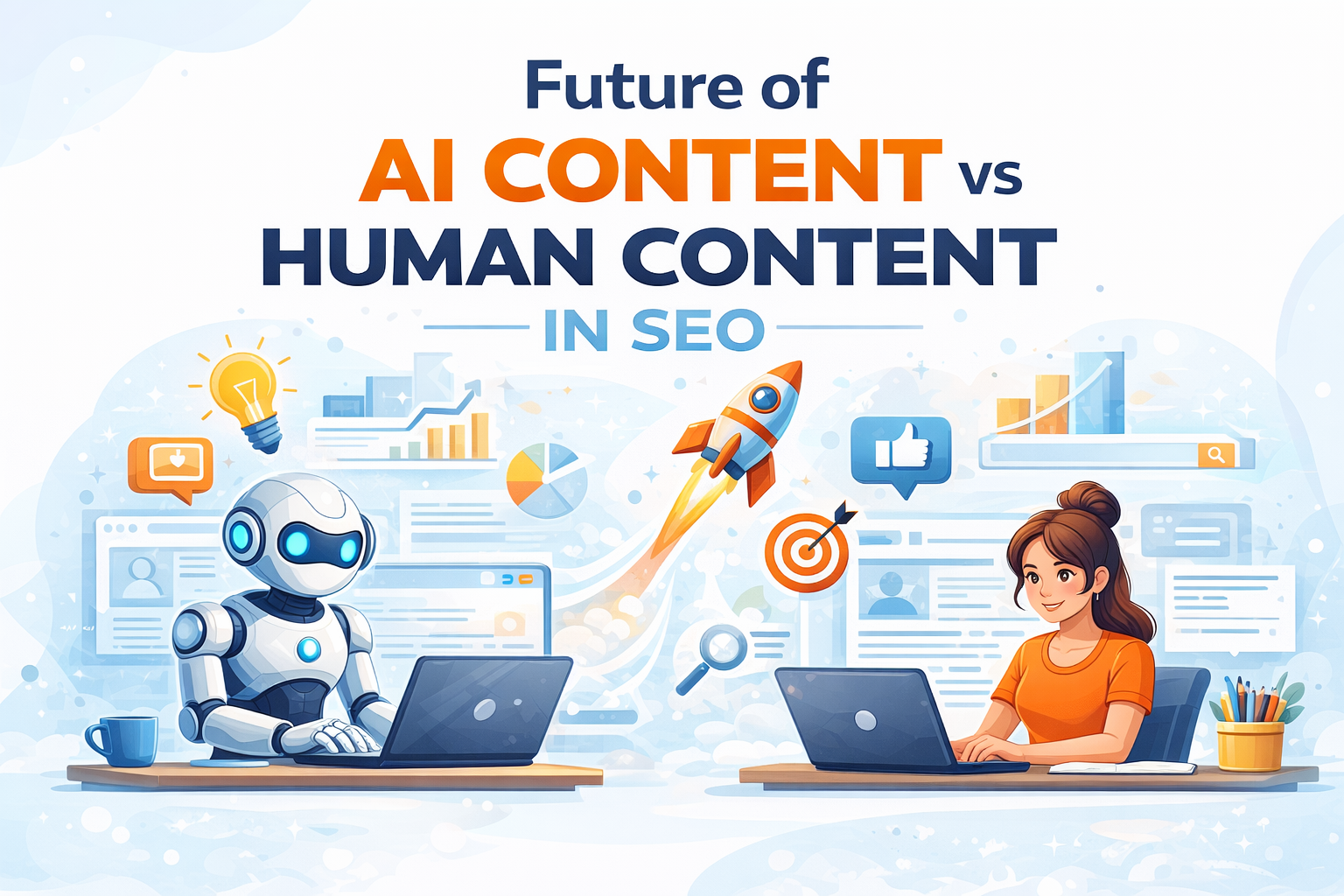 Future of AI Content vs Human Content in SEO