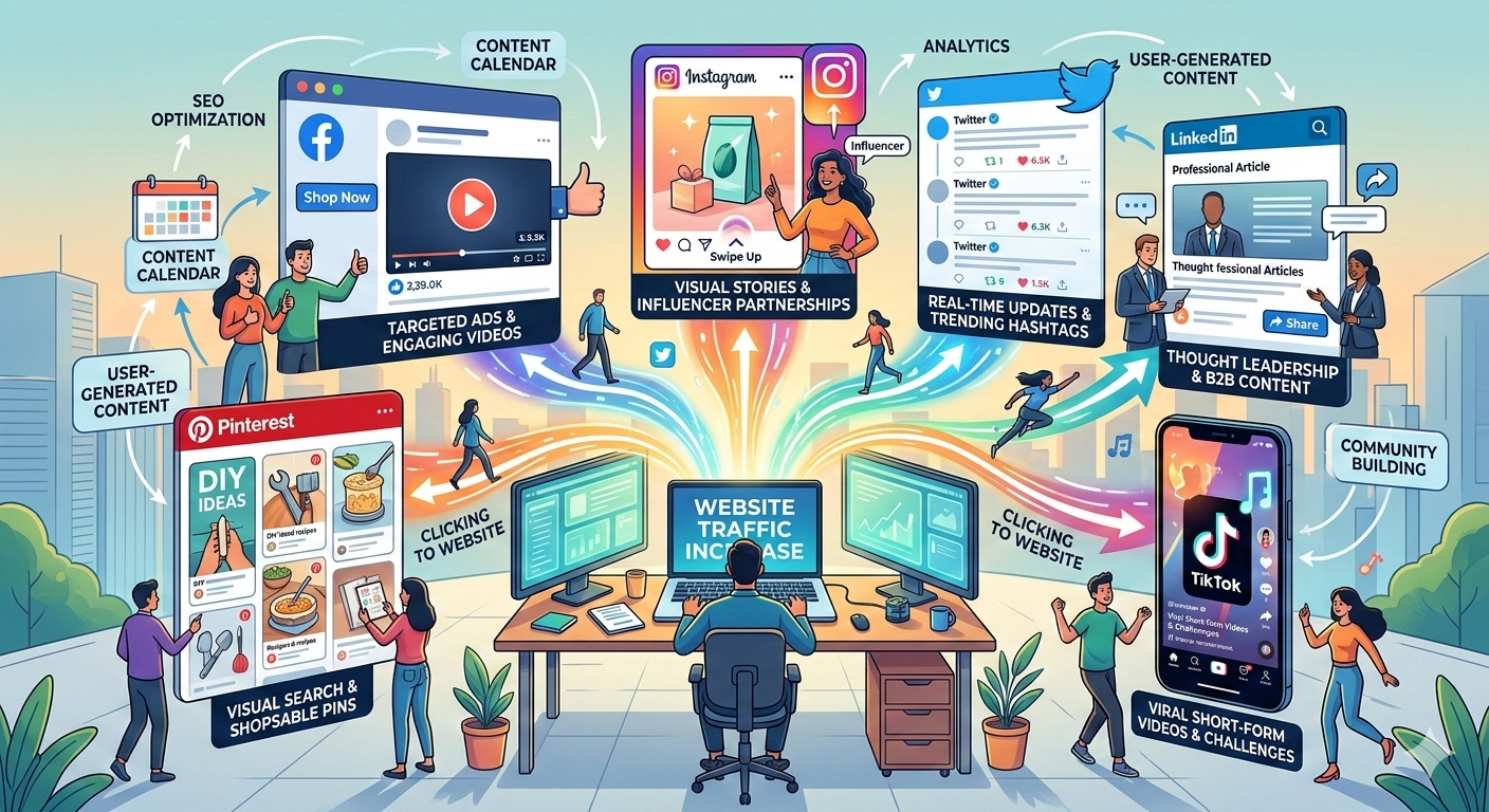 How to Increase Website Traffic, Content Marketing Strategies to Increase Website Traffic
