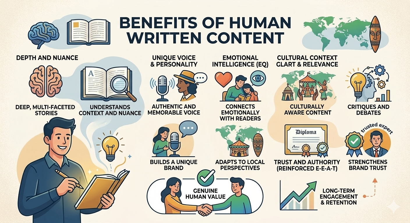 Benefits of Human Written Content