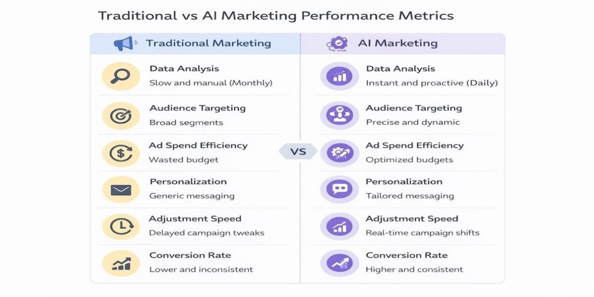 Traditional Marketing vs AI Marketing 