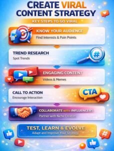 Create viral content strategy