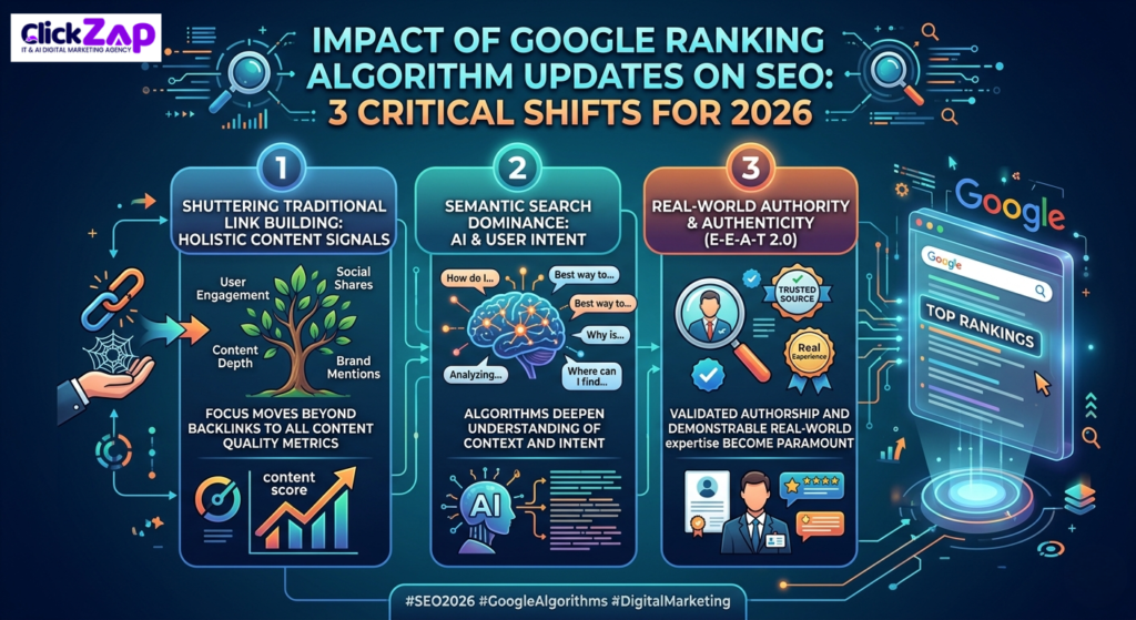 Google ranking algorithm