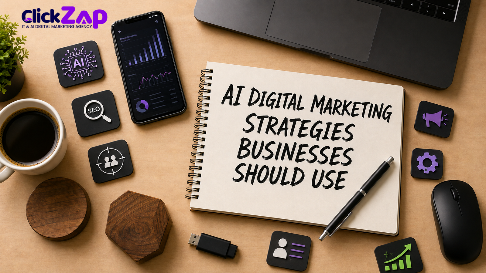 AI Digital Marketing Strategies Businesses - ClickZap IT