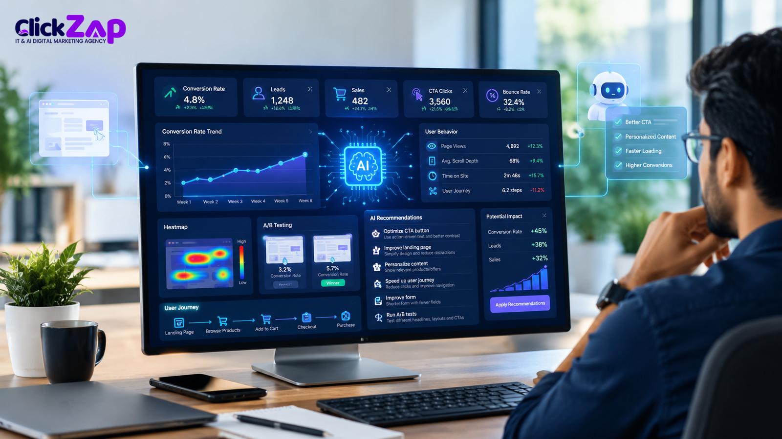 AI CRO Strategies That Can Increase Website Conversions | AI for Website Conversion Optimization