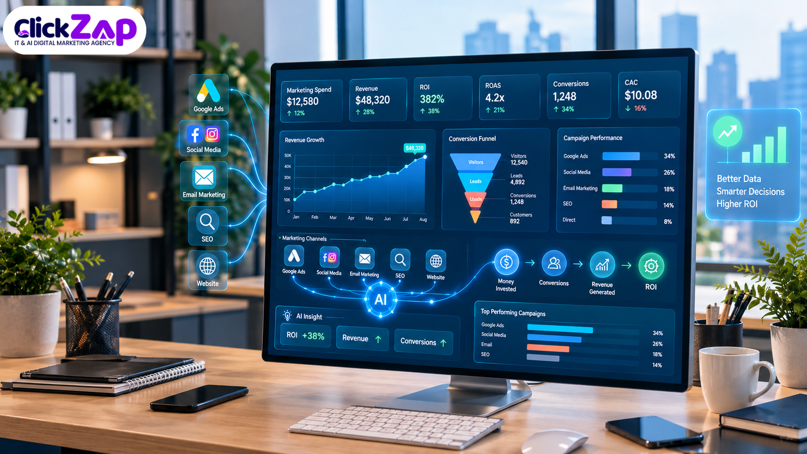 How AI Helps Businesses Measure Marketing ROI | AI Powered Marketing Attribution for Businesses 