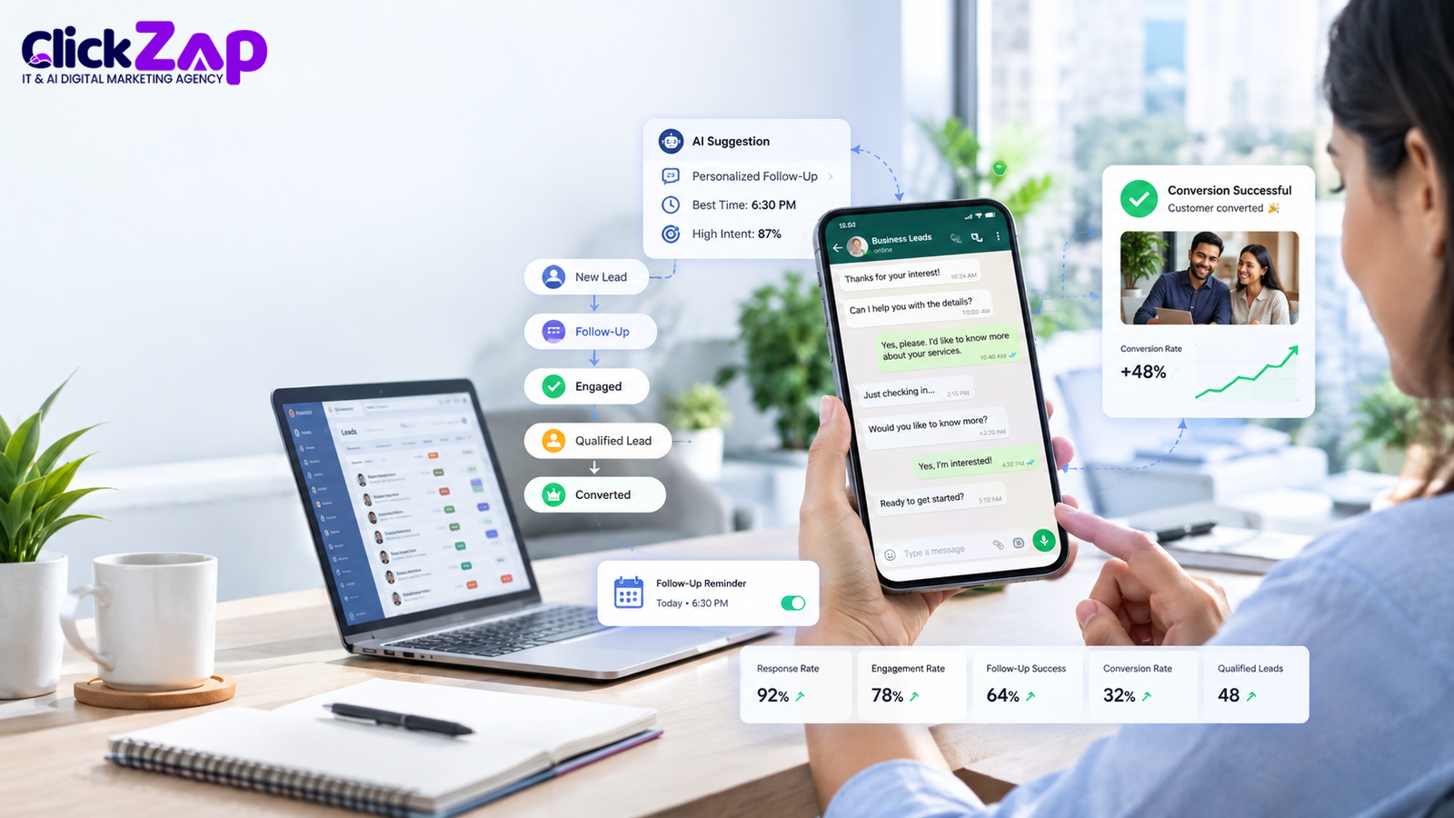 AI WhatsApp Follow Up Strategies That Can Increase Conversions | AI WhatsApp Lead Follow Up Automation