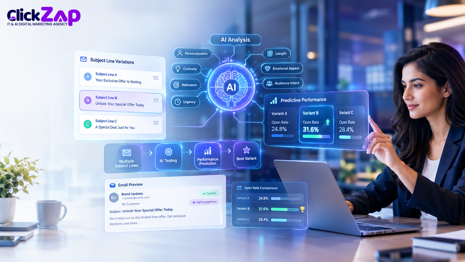 How AI Can Help With Email Subject Line Testing | AI Email Subject Line Optimization Techniques
