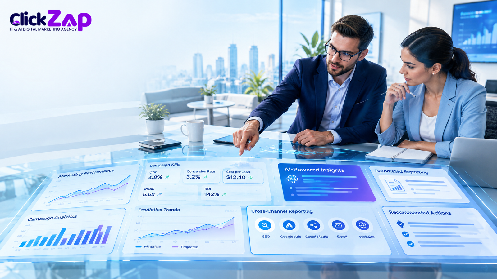 How AI Improves Marketing Dashboard Reporting | AI Marketing Dashboard Metrics