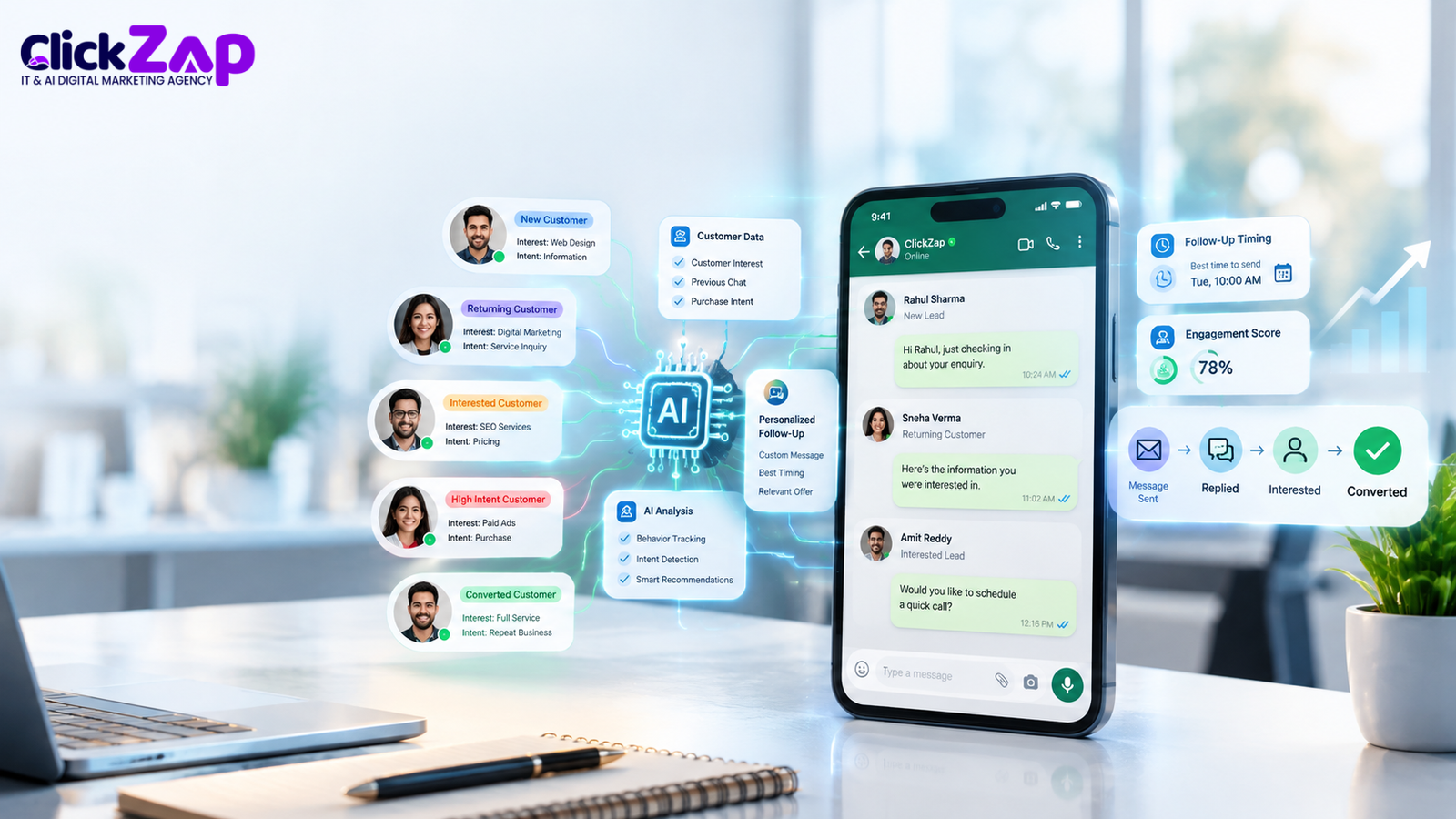 How AI Personalizes WhatsApp Follow Ups | AI WhatsApp Lead Follow Up Automation