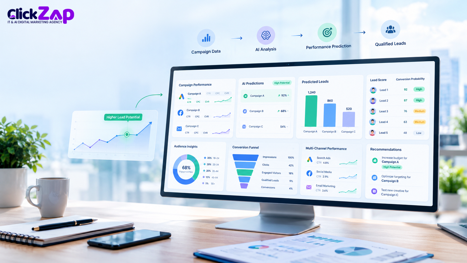 How Does AI Predict Which Marketing Campaigns Will Generate More Leads | AI Powered Lead Generation Prediction