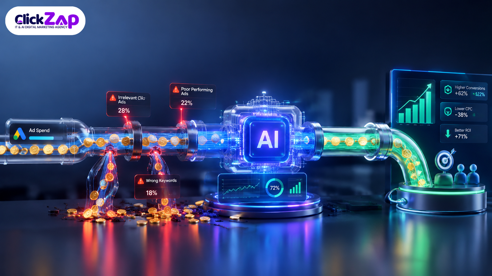 How to Reduce Wasted Ad Spend Using AI | AI to Detect Wasted Ad Spend in PPC