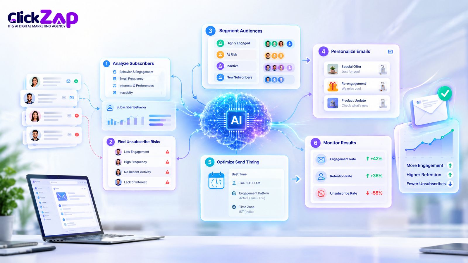 Step by Step Process to Use AI for Reducing Email Unsubscribes | AI to Reduce Email Unsubscribe Rates