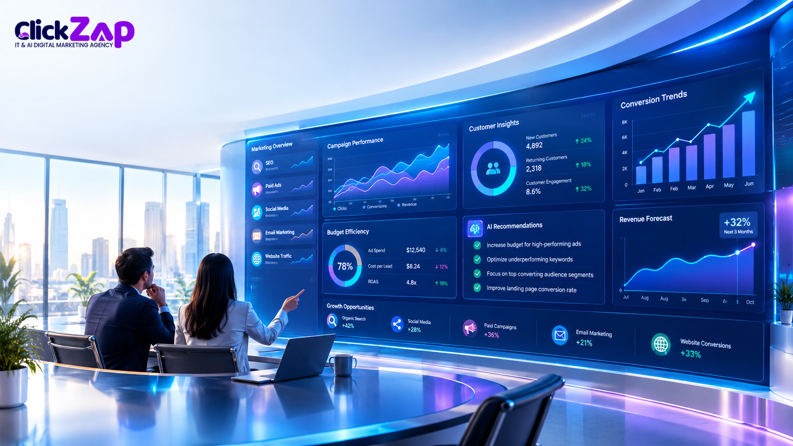 Using AI Marketing Dashboards for Better Decisions | AI Powered Marketing Reporting